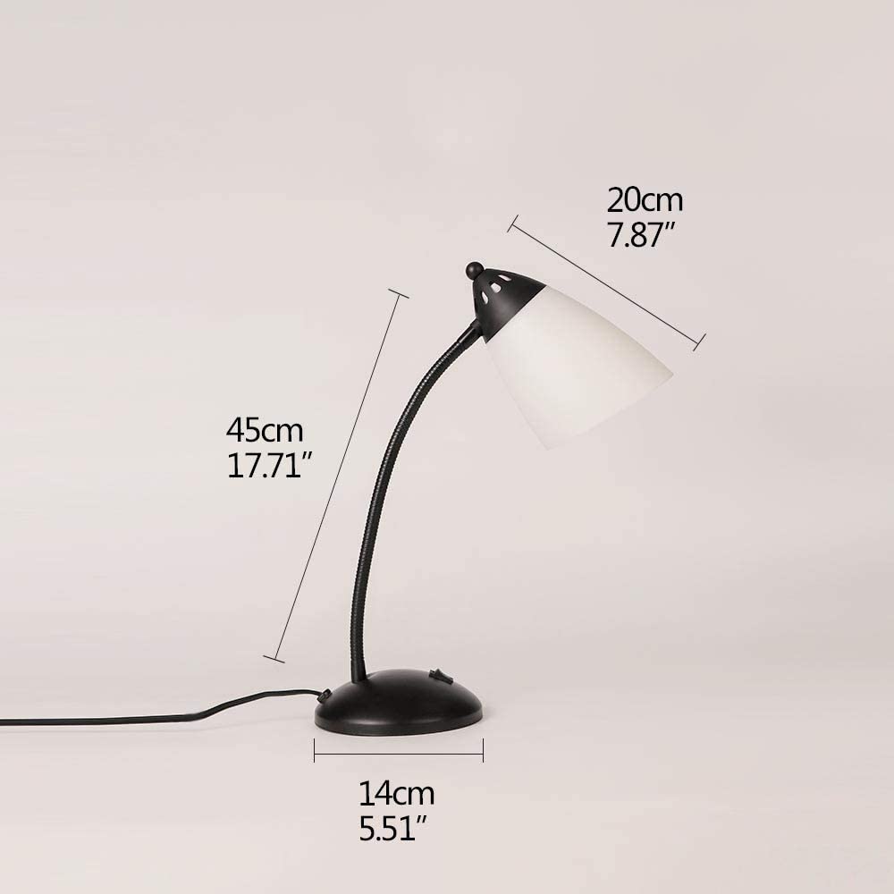 JEUNEU Cute Desk Lamp,Flexible Gooseneck Table Lamp-Modern Study Light
