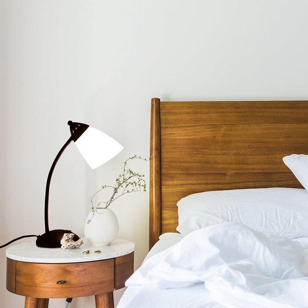 JEUNEU Cute Desk Lamp,Flexible Gooseneck Table Lamp-Modern Study Light