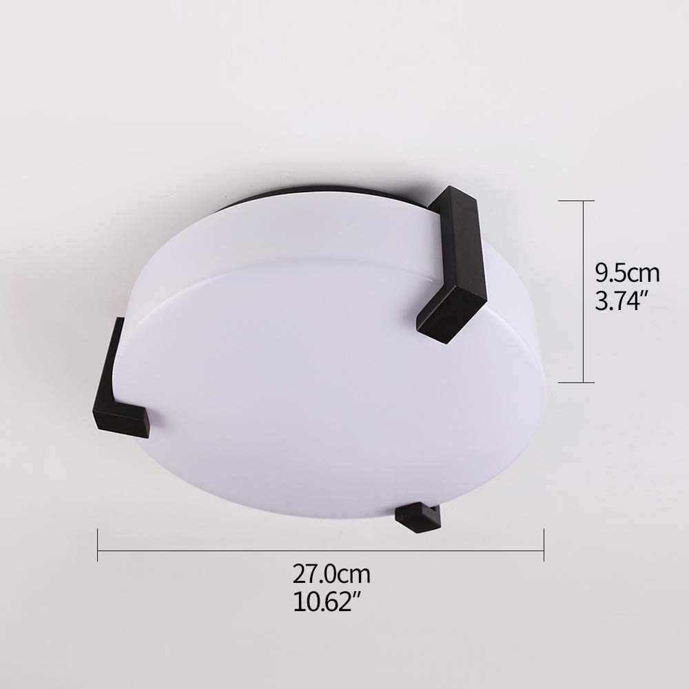 JEUNEU Acrylic White Ceiling Flush Mount Lamp