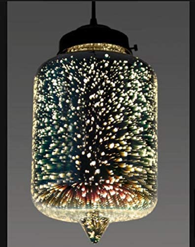 JEUNEU Modern 3D Colourful Glass Pendant Lamp