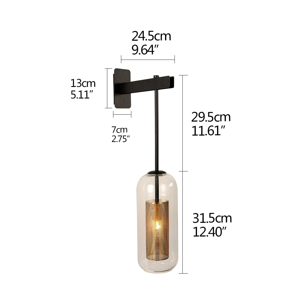 JEUNEU Nordic Modern Minimalism Metal Net Shade Wall Lamp