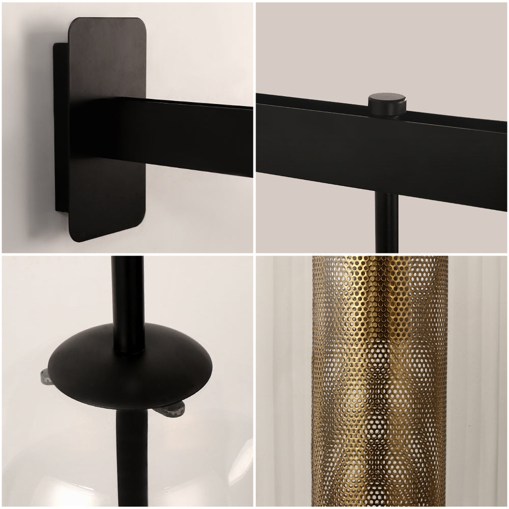 JEUNEU Nordic Modern Minimalism Metal Net Shade Wall Lamp